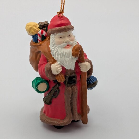 Matrix Christmas Traditions Santa Claus Collectible Vintage Ornament 1992 - Picture 1 of 9
